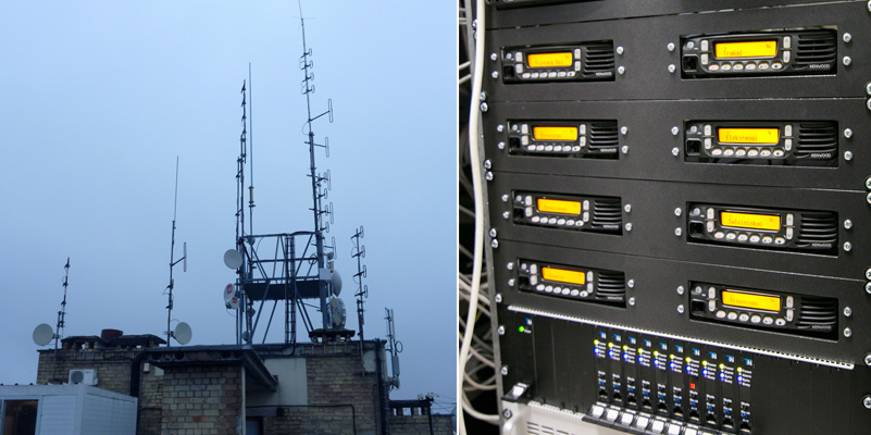 GSM operator masts and Repeaters